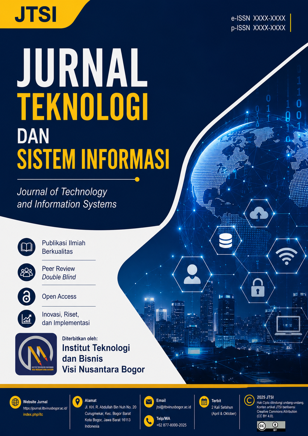 					Lihat Vol 1 No 1 (2022): Jurnal Teknologi dan Sistem Informasi (JTSI)
				